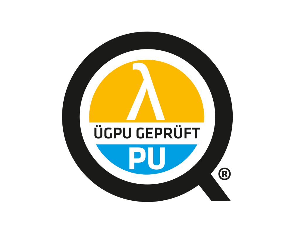 ÜGPU Qualitätszeichen, auch Q-Zeichen genannt